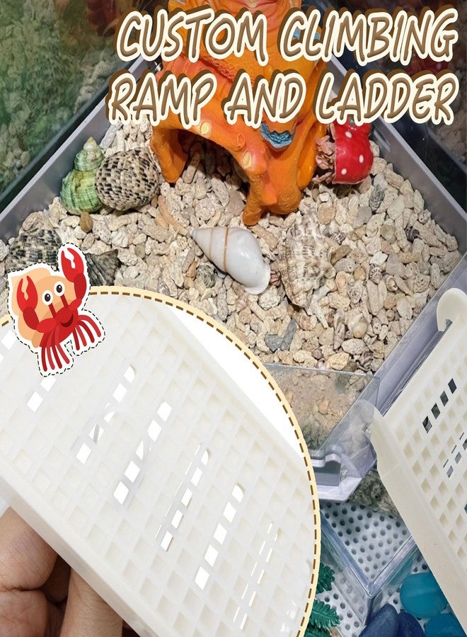 Niuohoy Hermit Crab L-Shaped Platform with Ladder Hermit Crab Climbing Toys, Habitat Tank Accessories, Reptile & Hamster Activity Platform - Image 4